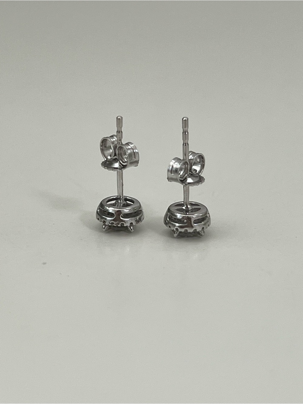 NEW White Gold & Natural Diamond Stud Earrings from Michael Hill, .50 cttw - Picture 11 of 17